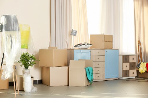 Professional movers handling belongings in Barnet