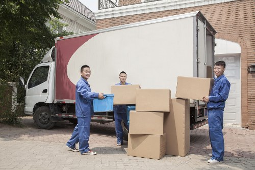 Professional moving truck navigating Barnet streets