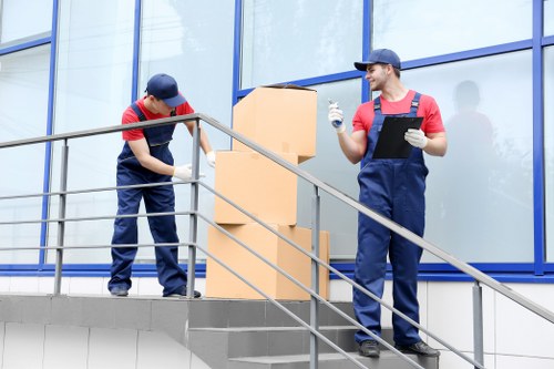 Barnet Man with Van team preparing for a move