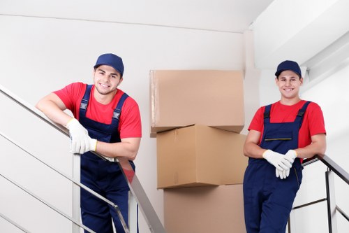 Expert movers handling belongings in Barnet