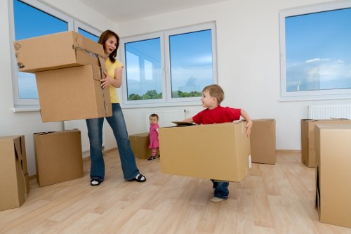 Office relocation process with planning documents in Barnet