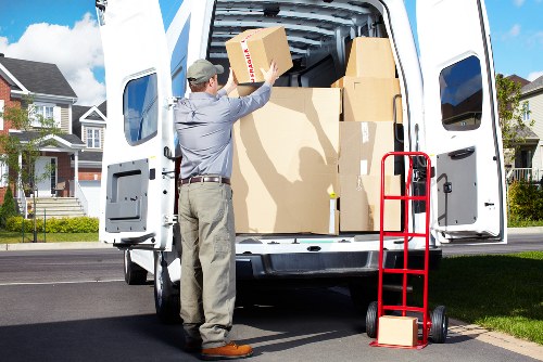 Expert furniture pick-up service team at work in Barnet