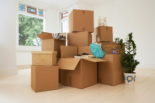 Professional moving team in Barnet with a van
